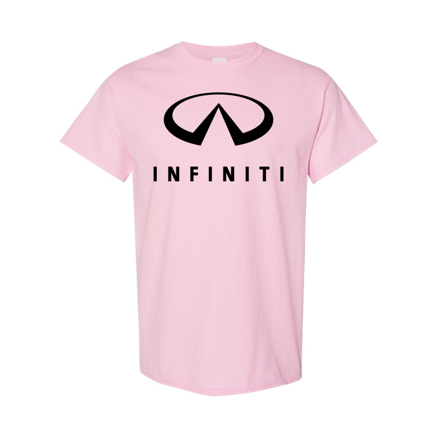 Youth Kids Infiniti Luxury Car Cotton T-Shirt | Color: Pink | Main