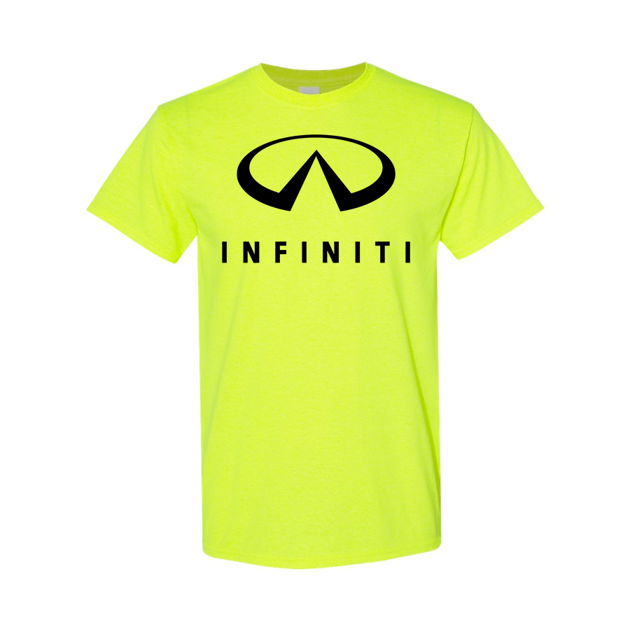 Youth Kids Infiniti Luxury Car Cotton T-Shirt | Color: Safety Green | Main