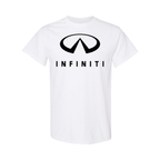Youth Kids Infiniti Luxury Car Cotton T-Shirt | Color: White | Main