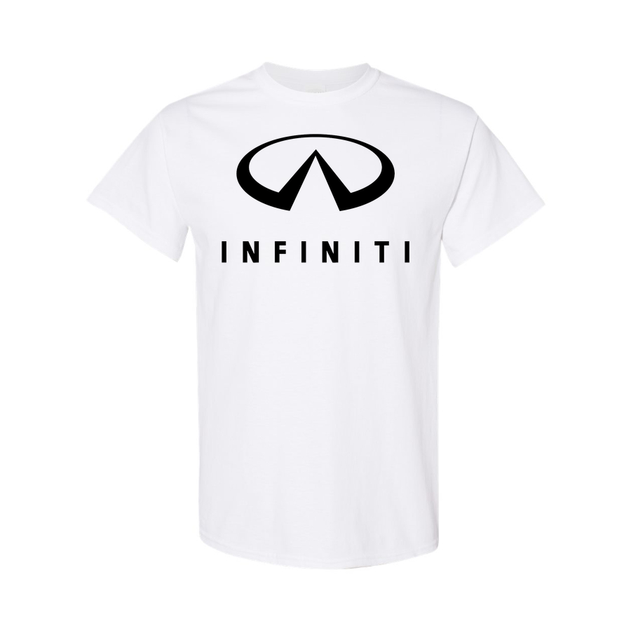 Youth Kids Infiniti Luxury Car Cotton T-Shirt | Color: White | Main