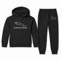 Jaguar youth hoodie jogger set, Black, Youth Large ages 10–12