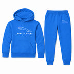 Jaguar youth hoodie jogger set, Blue, Youth Large ages 10–12