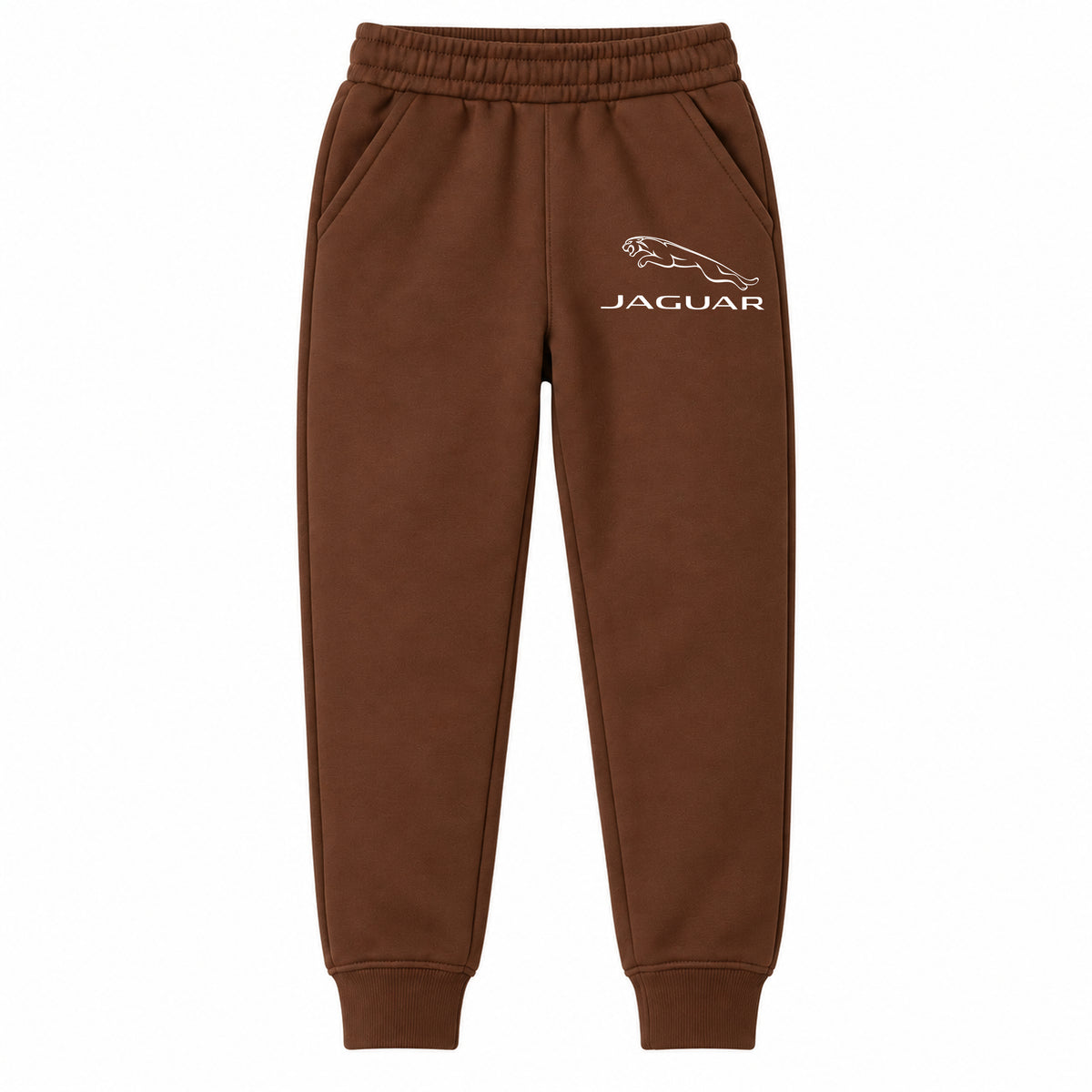 Jaguar youth jogger sweatpants in Brown, Youth Large ages 10–12