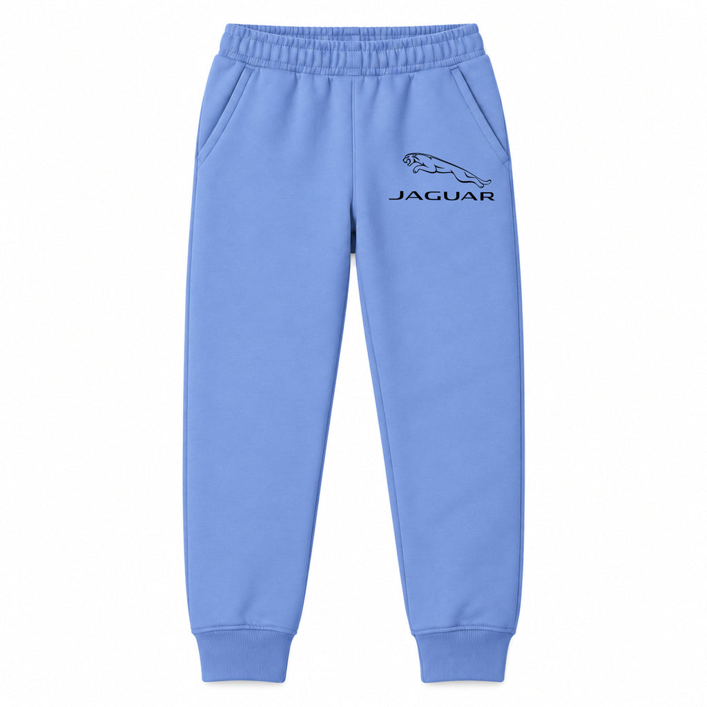 Jaguar youth jogger sweatpants in Carolina Blue, Youth Large ages 10–12