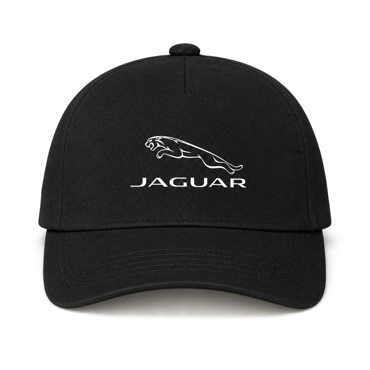 Jaguar Symbol Car Dad Baseball Cap Hat | Color: Black | Image 1