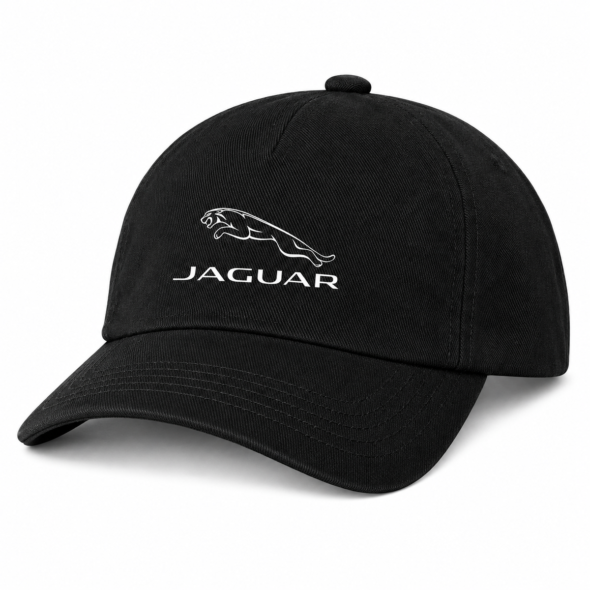 Jaguar Symbol Car Dad Baseball Cap Hat | Color: Black | Image 2