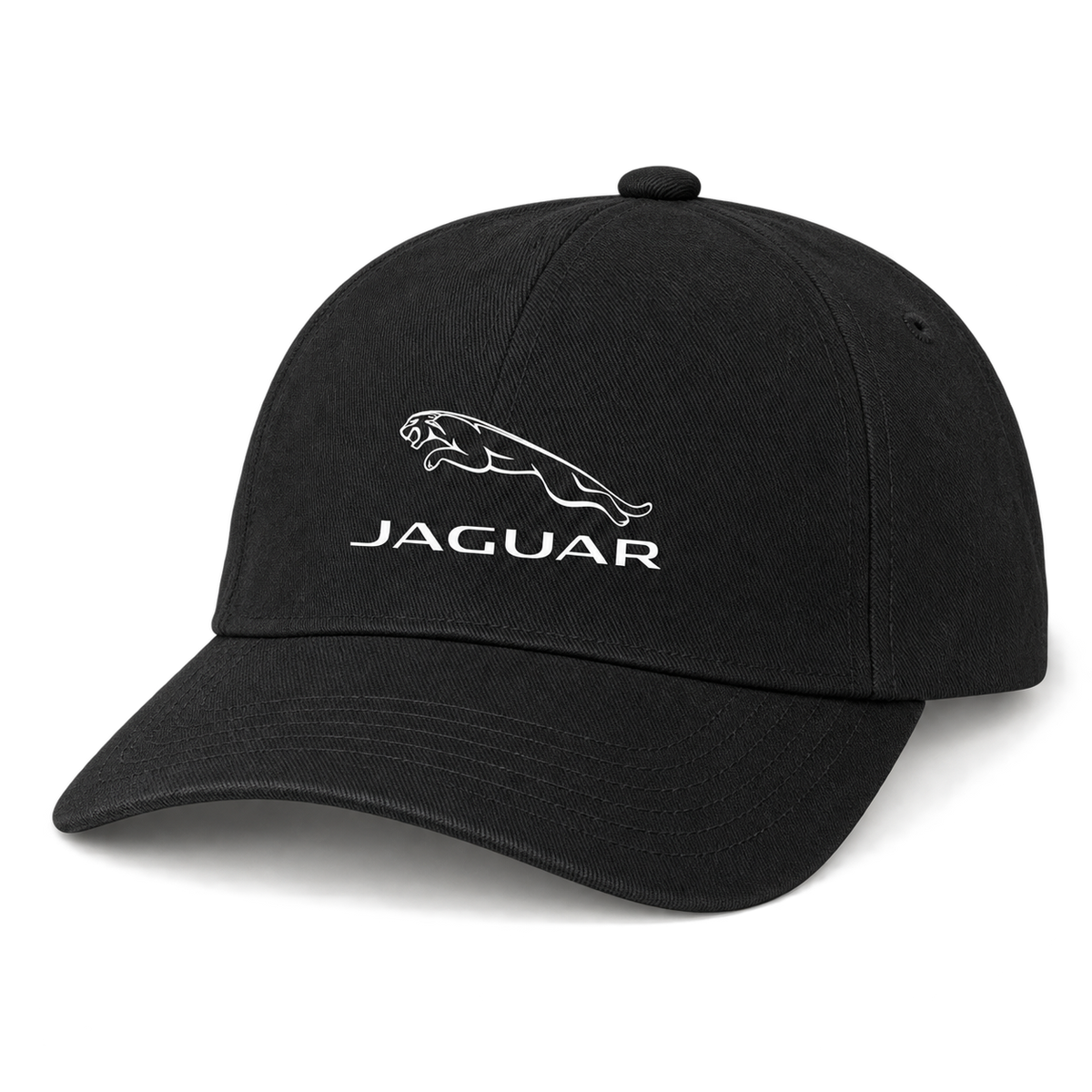 Jaguar Symbol Car Dad Baseball Cap Hat | Color: Black | Image 3