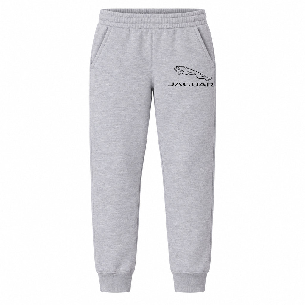 Jaguar youth jogger sweatpants in Grey, Youth Large ages 10–12