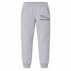 Jaguar youth jogger sweatpants in Grey, Youth Large ages 10–12
