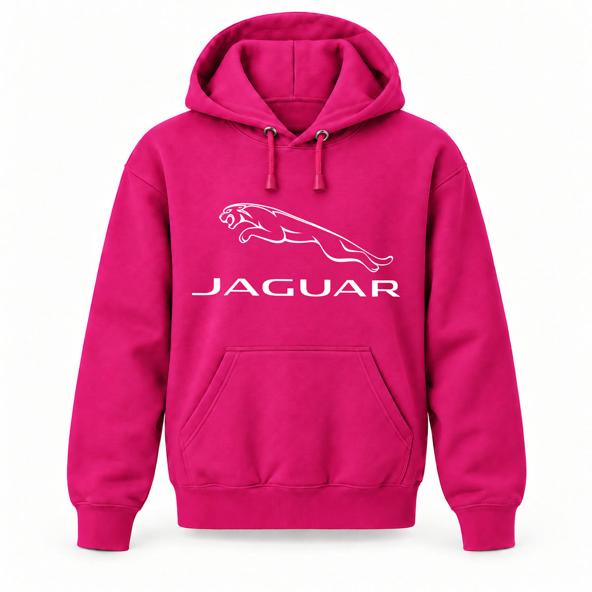 Jaguar - Youth Large Hoodie (Ages 10–12) | Color: Hot Pink