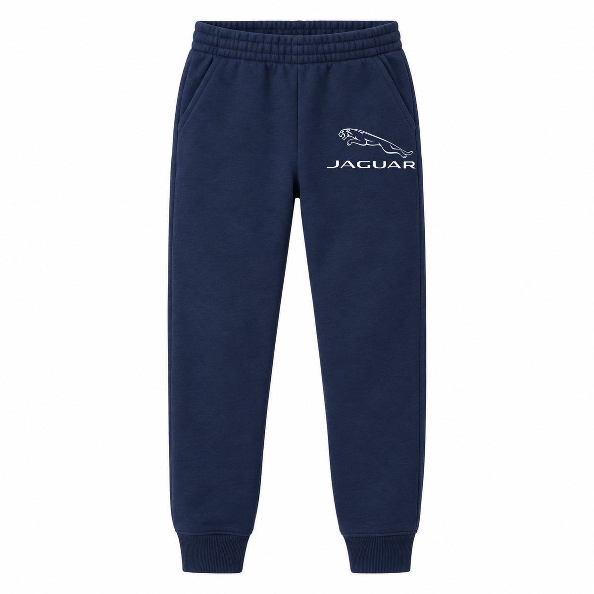 Jaguar youth jogger sweatpants in Navy Blue, Youth Large ages 10–12