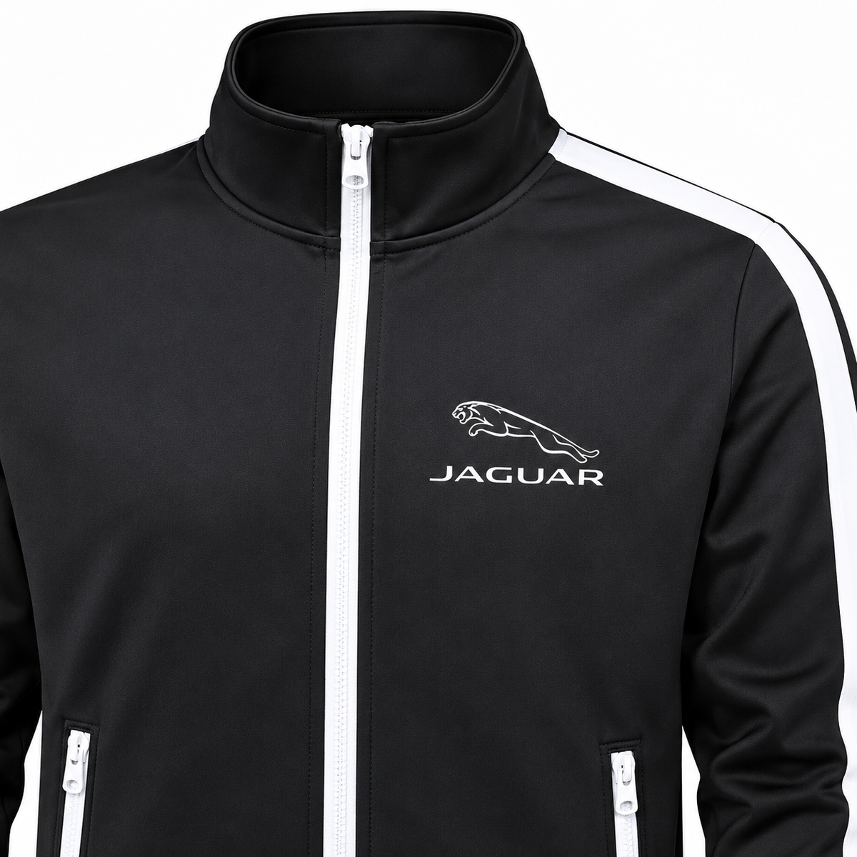 Men's Jaguar Symbol Car Dri-Fit TrackSuit | Color: Black | Image 3