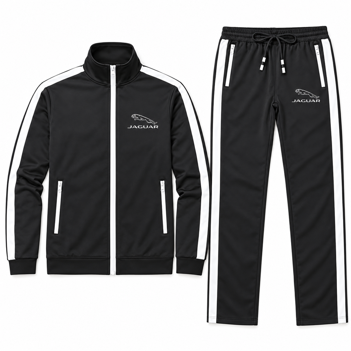 Men's Jaguar Symbol Car Dri-Fit TrackSuit | Color: Black | Image 5