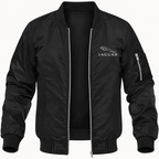 Men’s Jaguar Symbol Car Lightweight Bomber Jacket | Color: Black | Image 2