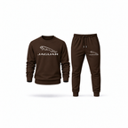 Men's Jaguar Symbol Sweatshirt Joggers Set | Color: Brown | Main
