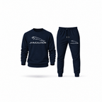 Men's Jaguar Symbol Sweatshirt Joggers Set | Color: Navy | Main