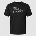 Jaguar Symbol polyester T-shirt — Black — original logo