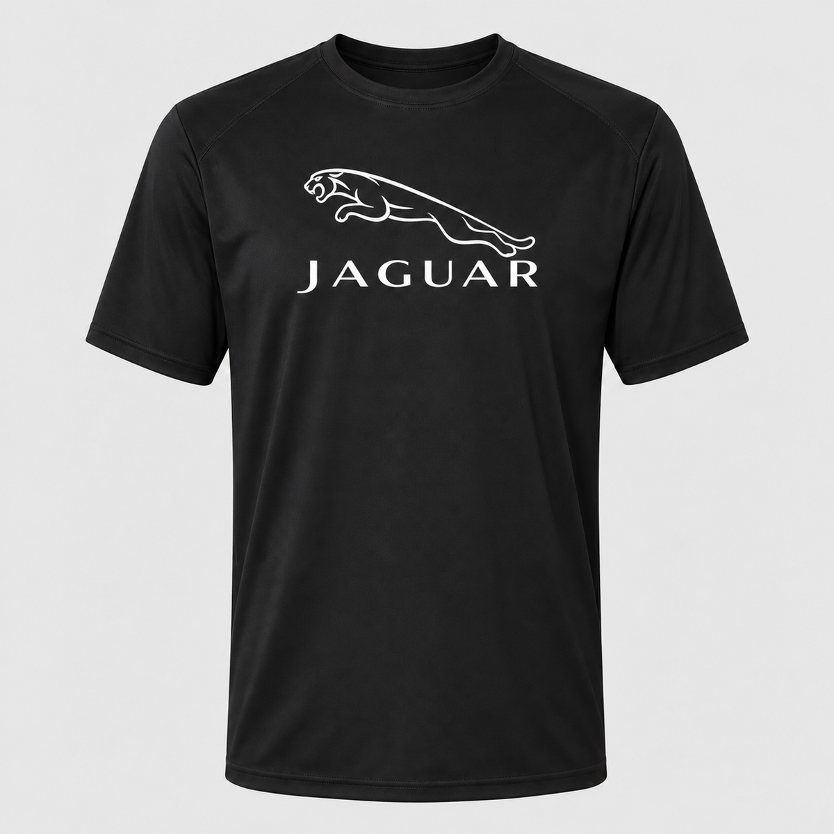 Jaguar Symbol polyester T-shirt — Black — original logo