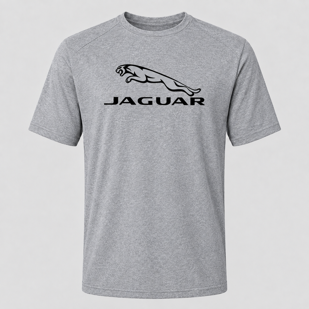 Jaguar Symbol polyester T-shirt — Grey — original logo