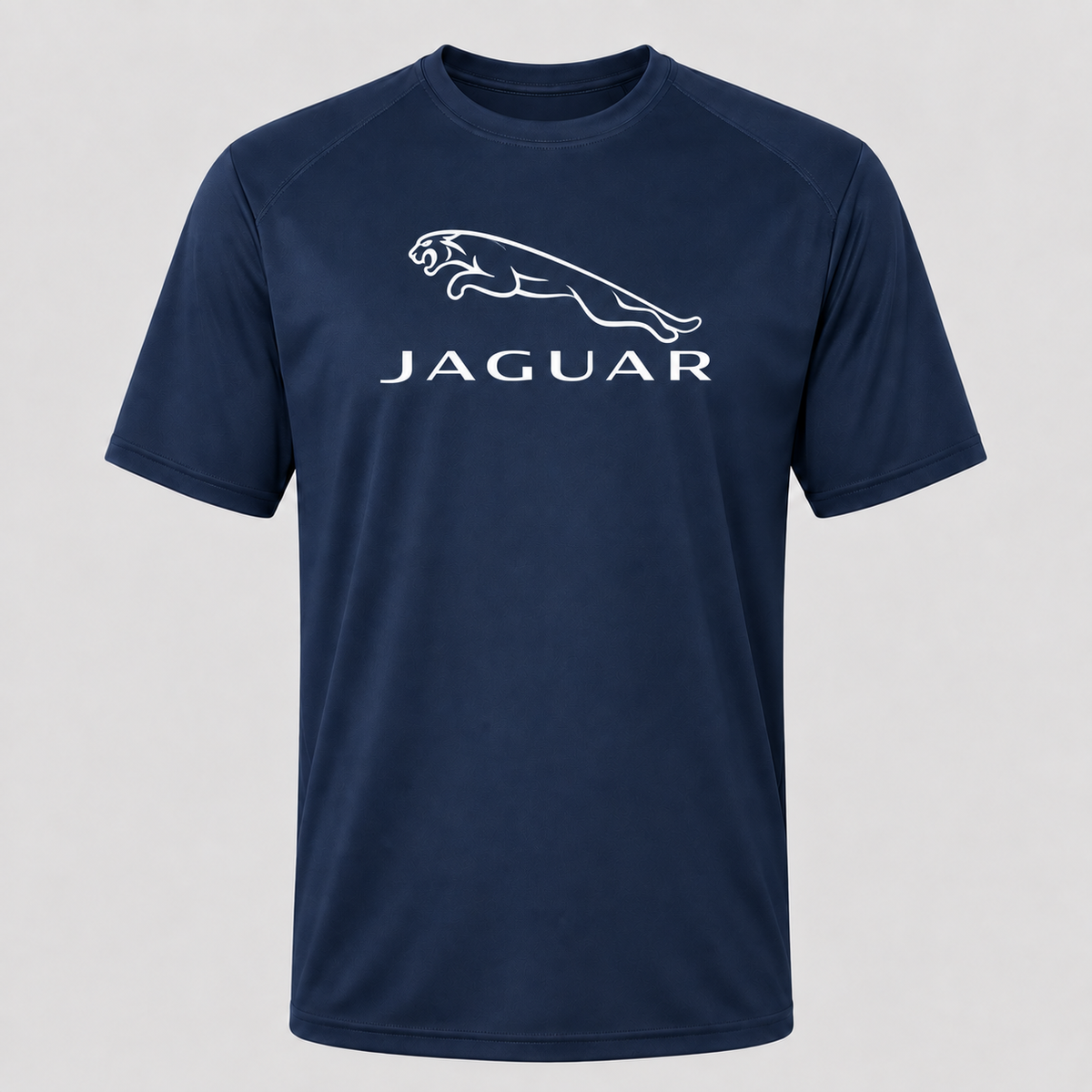 Jaguar Symbol polyester T-shirt — Navy — original logo