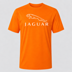 Jaguar Symbol polyester T-shirt — Orange — original logo