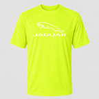 Jaguar Symbol polyester T-shirt — Safety Green — original logo