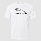 Jaguar Symbol polyester T-shirt — White — original logo