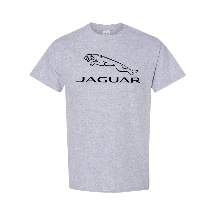 Youth Kids Jaguar Symbol Car Cotton T-Shirt | Color: Grey | Main