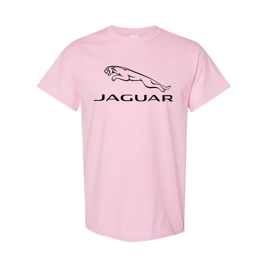 Youth Kids Jaguar Symbol Car Cotton T-Shirt | Color: Pink | Main