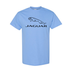 Youth Kids Jaguar Symbol Car Cotton T-Shirt | Color: Sky Blue | Main