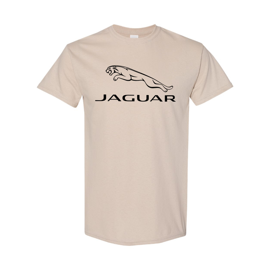 Youth Kids Jaguar Symbol Car Cotton T-Shirt | Color: Tan | Main