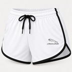 Jaguar women's tanktop and shorts set Shorts detail | Color: White |
