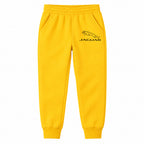 Jaguar youth jogger sweatpants in Yellow, Youth Large ages 10–12