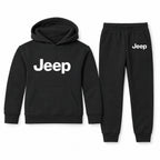 Jeep youth hoodie jogger set, Black, Youth Large ages 10–12