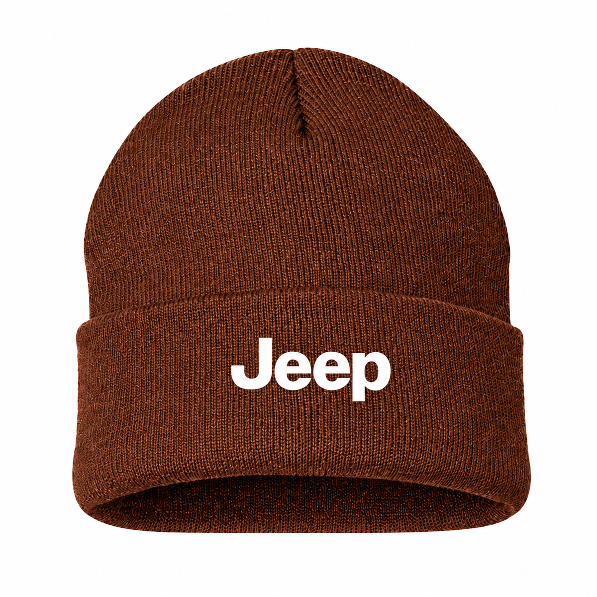 Jeep Brown beanie front main