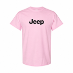 Jeep cotton T-shirt Pink front