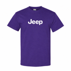 Jeep cotton T-shirt Purple front