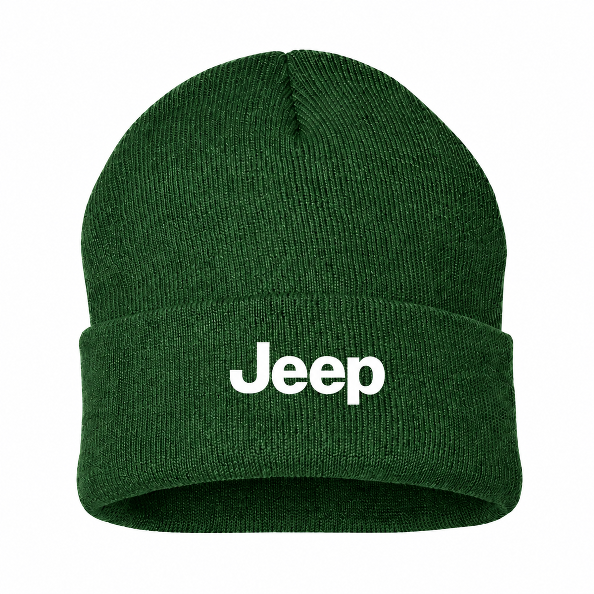 Jeep Forest Green beanie front main