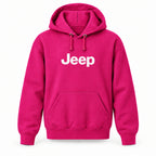 Jeep - Youth Large Hoodie (Ages 10–12) | Color: Hot Pink