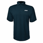 Jeep polyester polo — Navy — source logo on left chest