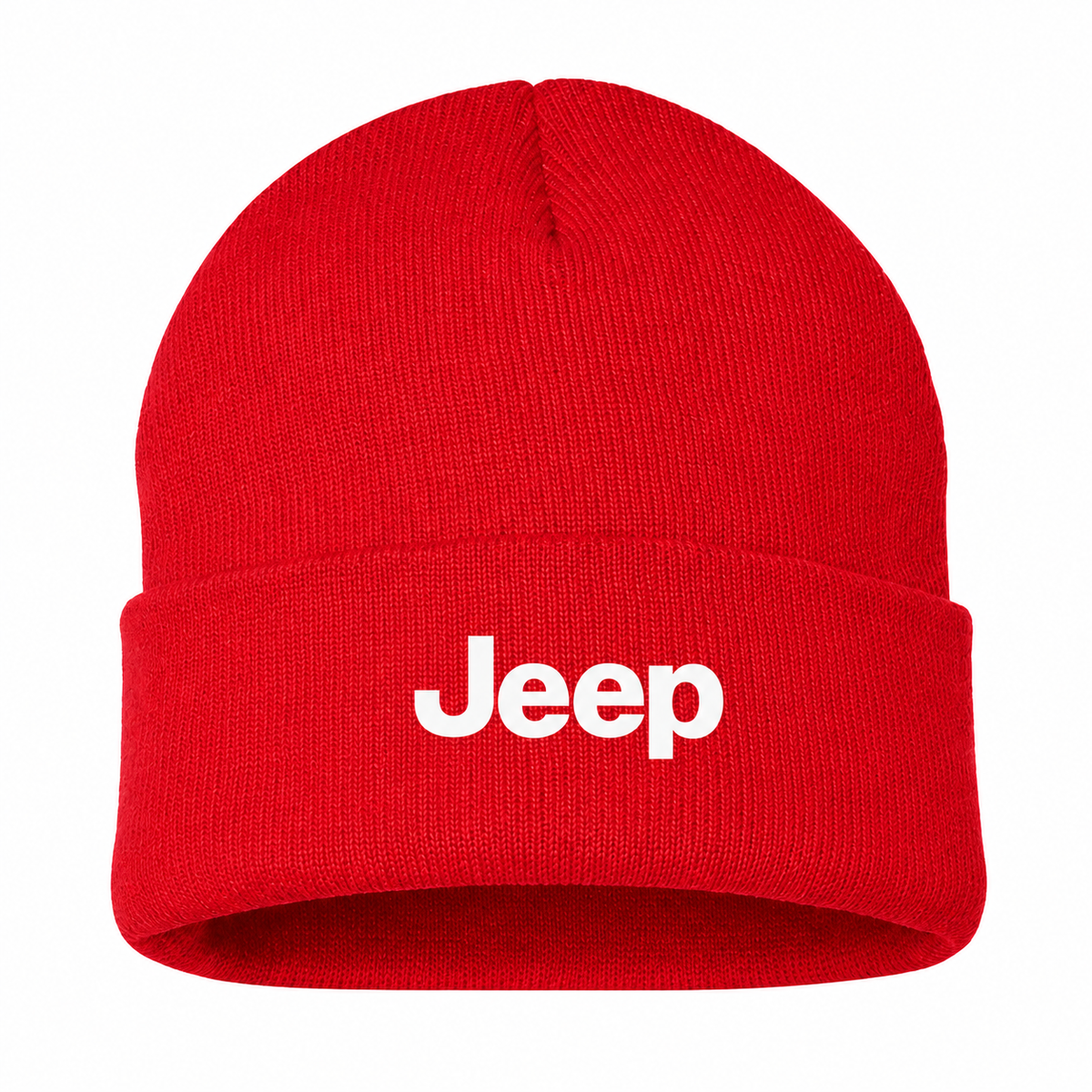 Jeep Red beanie front main