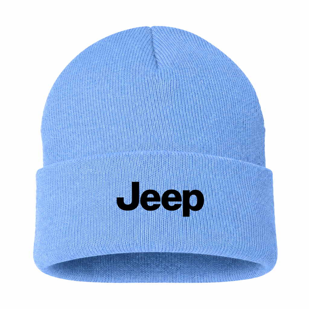 Jeep Sky Blue beanie front main