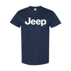 Youth Kids Jeep Car Cotton T-Shirt | Color: Navy | Main