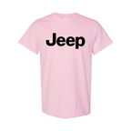 Youth Kids Jeep Car Cotton T-Shirt | Color: Pink | Main