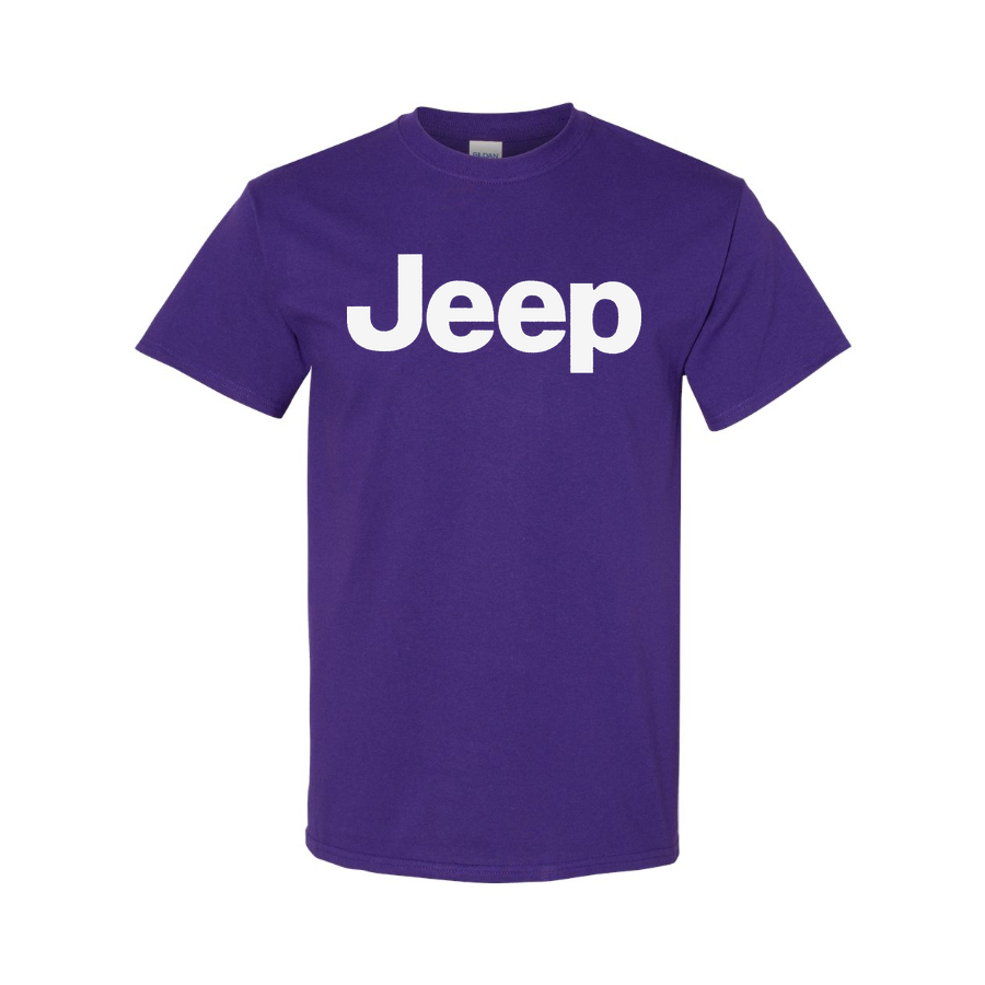 Youth Kids Jeep Car Cotton T-Shirt | Color: Purple | Main