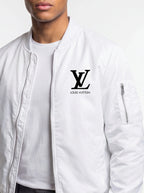 Men's Louis Vuitton Lightweight Bomber Jacket Windbreaker Softshell Varsity Jacket Coat