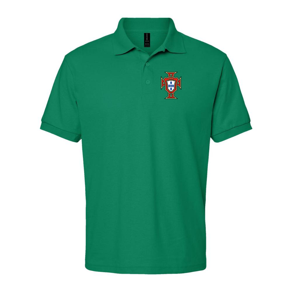 Men's Portugal National Soccer Team Dry Blend Polo