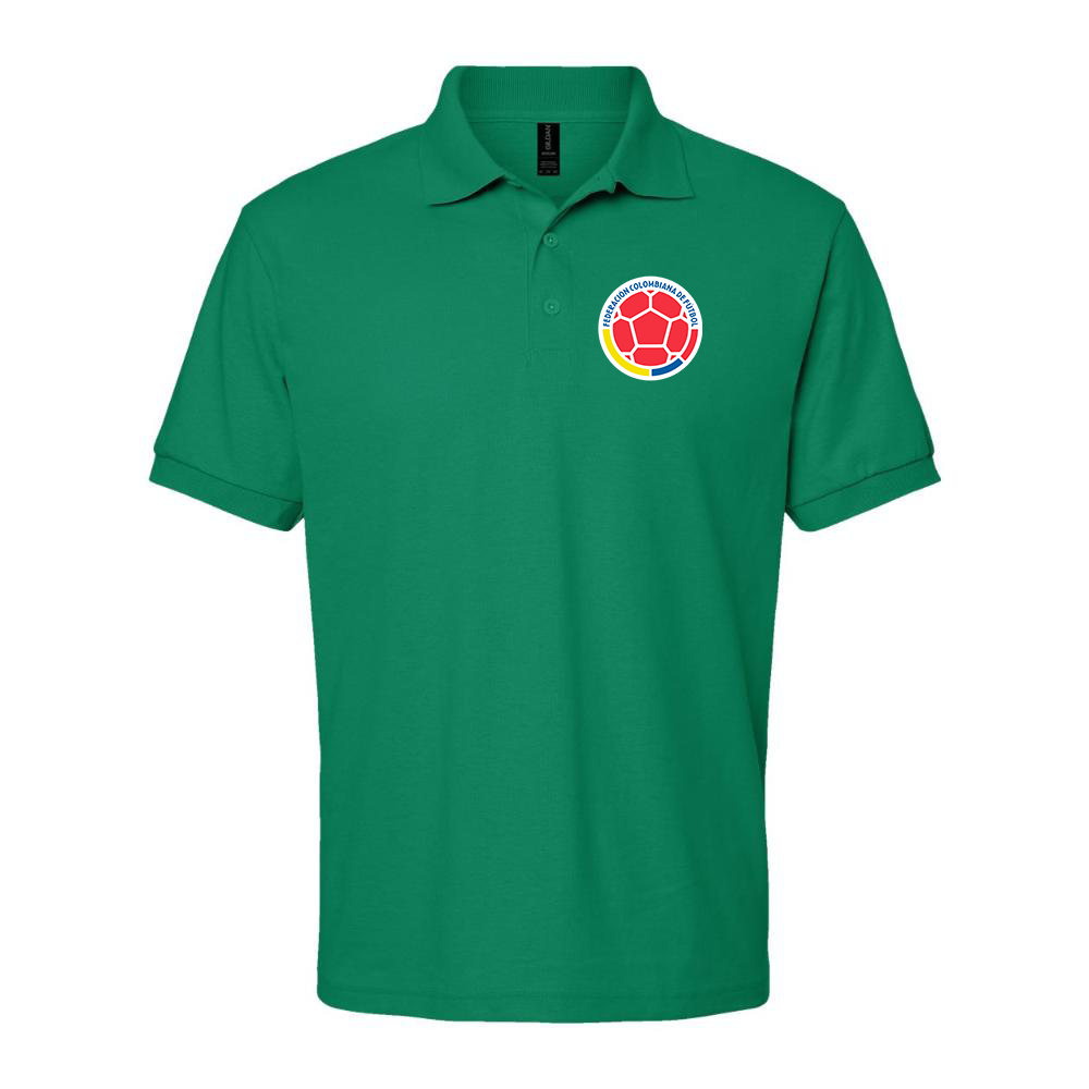 Men's Colombia National Soccer Team Dry Blend Polo