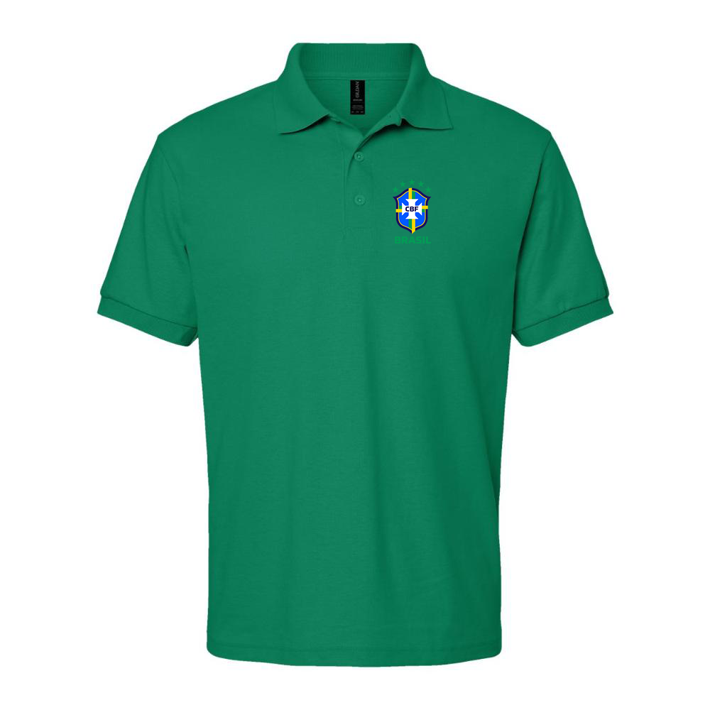 Men's Brasil National Soccer Team Dry Blend Polo