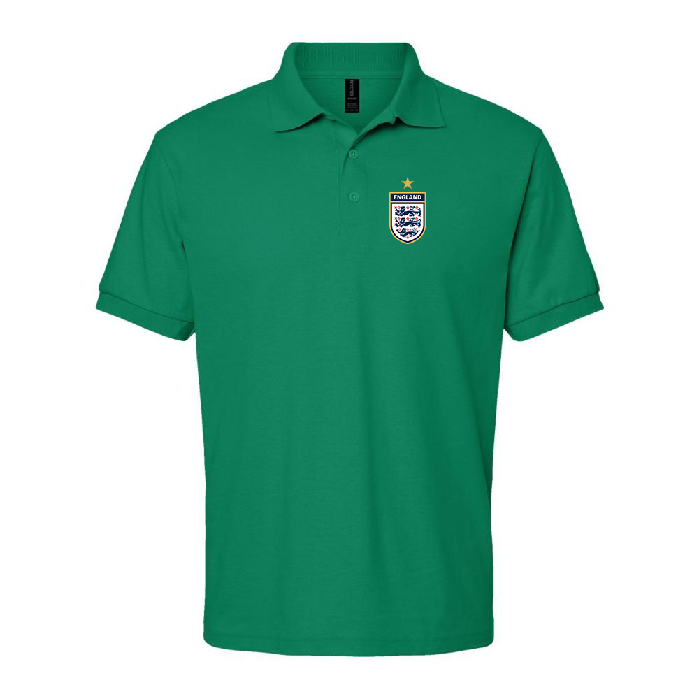 Men's England National Soccer Team Dry Blend Polo